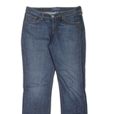 LEVI'S Womens Jeans Blue Classic Straight Stone Wash W32 L34