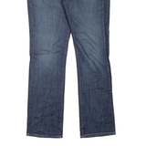 LEVI'S Womens Jeans Blue Classic Straight Stone Wash W32 L34
