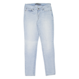 LEVI'S Mid Rise Womens Jeans Blue Slim Skinny Stone Wash W27 L32