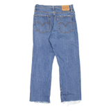 LEVI'S Womens Jeans Blue Regular Straight Stone Wash W26 L23