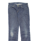 LEVI'S Womens Jeans Blue Regular Straight Stone Wash W26 L32