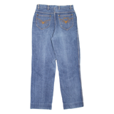 NATHALIE B Womens Jeans Blue Regular Straight Stone Wash W27 L29