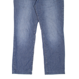 PIERRE CARDIN Deauville Mens Jeans Blue Regular Tapered Stone Wash W38 L28