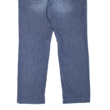 PIERRE CARDIN Deauville Mens Jeans Blue Regular Tapered Stone Wash W38 L28