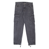 ROCAWEAR Cargo Style Mens Jeans Black Regular Tapered W34 L33