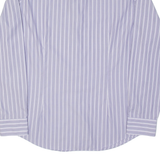CALVIN KLEIN Slim Fit Mens Shirt Purple Striped Long Sleeve L