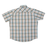TIMBERLAND Mens Shirt Blue Plaid L