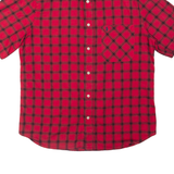 RALPH LAUREN Mens Shirt Red Plaid M