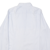 TED BAKER Mens Shirt White Crazy Pattern Long Sleeve M