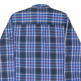 DIESEL Mens Shirt Blue 90s Plaid Long Sleeve L