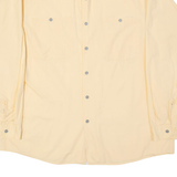 TOM Tailored Mens Plain Shirt Orange Long Sleeve L