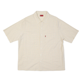 LEVI'S Red Tab Mens Shirt Yellow Plaid XL