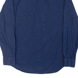 TOMMY HILFIGER Mens Plain Shirt Blue Long Sleeve M