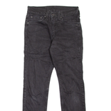 LEVI'S 512 Jeans Mens Black Slim Tapered W28 L27