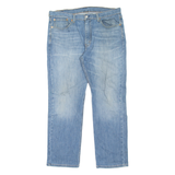 LEVI'S 514 Jeans Mens Blue Slim Straight Stone Wash W38 L30