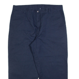 DICKIES Mens Trousers Blue Relaxed Straight W36 L25