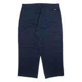 DICKIES Mens Trousers Blue Relaxed Straight W36 L25
