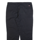 DICKIES Mens Trousers Black Regular Straight W38 L30