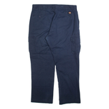 DICKIES Cargo Mens Trousers Blue Regular Straight W38 L32