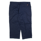 DICKIES Mens Trousers Blue Regular Straight W40 L24