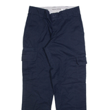 DICKIES Cargo Mens Trousers Blue Regular Straight W30 L32