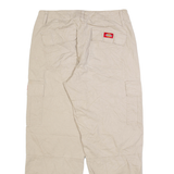 DICKIES Cargo Womens Trousers Beige Relaxed Tapered W28 L27