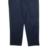 DICKIES Womens Trousers Blue Relaxed Tapered W36 L32