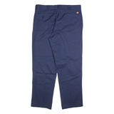 DICKIES 874 Workwear Mens Trousers Blue Regular Straight W40 L32
