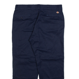 DICKIES 874 Workwear Mens Trousers Blue Regular Straight W38 L28