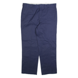DICKIES 874 Workwear Mens Trousers Blue Regular Straight W40 L30