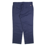 DICKIES 874 Workwear Mens Trousers Blue Regular Straight W40 L30