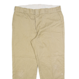 DICKIES Mens Trousers Beige Regular Straight W38 L29