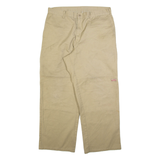 DICKIES Mens Trousers Beige Relaxed Straight W34 L29