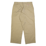 DICKIES Mens Trousers Beige Relaxed Straight W34 L29