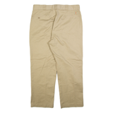 DICKIES Mens Trousers Beige Regular Straight W38 L29