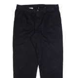 DICKIES Womens Trousers Black Regular Tapered W38 L32