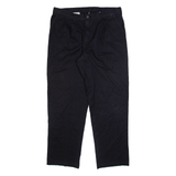 DICKIES Womens Trousers Black Regular Tapered W38 L32