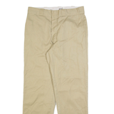 DICKIES 874 Workwear Mens Trousers Beige Regular Straight W33 L32
