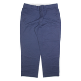 DICKIES 874 Workwear Mens Trousers Blue Regular Straight W40 L30