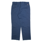 DICKIES Mens Trousers Blue Regular Straight W36 L30