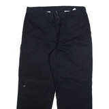 DICKIES Mens Trousers Black Regular Straight W36 L30