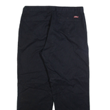 DICKIES Mens Trousers Black Regular Straight W36 L30