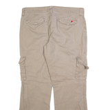 DICKIES Cargo Womens Trousers Grey Relaxed Straight W34 L30