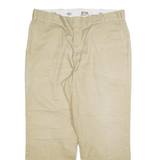 DICKIES 874 Workwear Mens Trousers Beige Regular Straight W36 L28