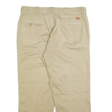 DICKIES 874 Workwear Mens Trousers Beige Regular Straight W36 L28