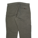 DICKIES Carpenter Mens Trousers Grey Regular Straight W40 L30
