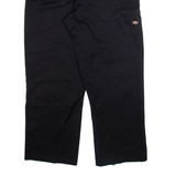 DICKIES Mens Trousers Black Relaxed Straight W38 L32