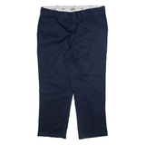 DICKIES 874 Workwear Mens Trousers Blue Regular Straight W42 L30