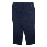 DICKIES 874 Workwear Mens Trousers Blue Regular Straight W42 L30
