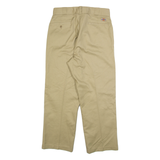 DICKIES Mens Trousers Beige Regular Straight W31 L26